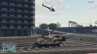 GTA V - Insane Tank Rampage and Escape