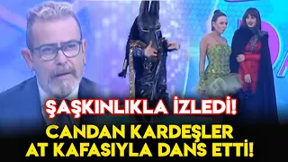 Bahar Candan ve Nihal Candan Kardeşler At kafasıyla Dans Etti Uğurkan Erez'in Beyni Yandı!