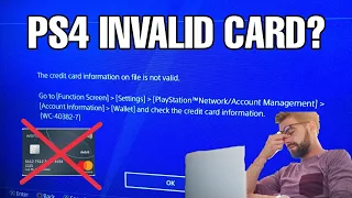 PS4 INVALID DEBIT CARD?