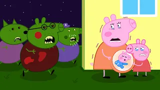 PEPPA PIG ZOMBIE APOCALYPSE - PEPPA SAVE IN THE CITY PIG 🧟‍♀️ | Peppa Pig Funny Animation1