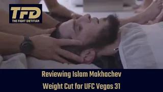 The Fight Dietitian (Alexander Volkanovski's Dietitian) Reviews Islam Makhachev's Weight Cut