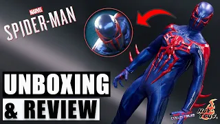 Best Spider-man PS4 Suit? | Hot Toys Spider-man 2099 Black Suit Toy Fair Exclusive Unboxing & Review