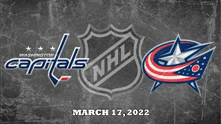 NHL Capitals vs Blue Jackets | Mar.17, 2022