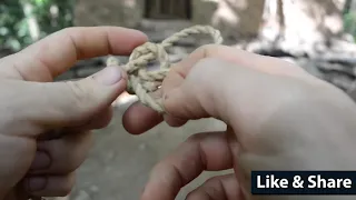 Primitive technology, rope launch