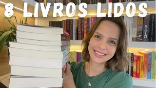 O Que Li Recentemente | Alguns Livros Maravilhosos e Outros Nem Tanto Assim | 8 Livros Lidos 📚