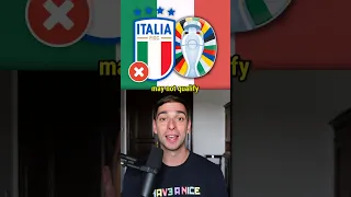 Why Italy Might Not Qualify for EURO 2024 🇮🇹