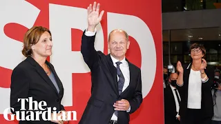 Olaf Scholz seeks three-way coalition after SPD's narrow German election win