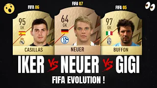 Casillas VS Neuer VS Buffon FIFA EVOLUTION! 😱🔥 | FIFA 05 - FIFA 22