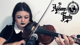 “The Addams Family Theme Song” violin cover by Emily Anslover