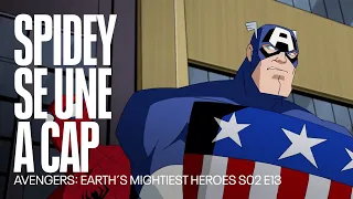 Spider Man se une a Capitán América | Avengers: Earth´s Mightiest Heroes