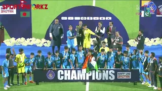 India won the 2023 U-16 SAFF Championship.