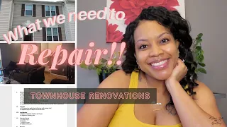 WHAT WE NEED TO REPAIR || Townhouse Renovations || Getting Ready to Sell || Moore Life with Courtney