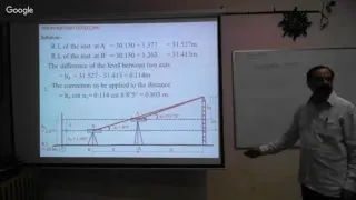 Day 11 - Trignometrical Levelling and Tacheometry (Surveying-II) (12-09-2018, 11.00 AM )