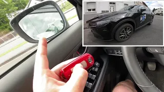 How to adjust and use your folding outside mirrors with power folding function Mazda CX-5 DIY