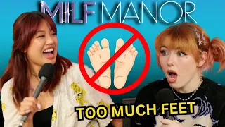 This reality show has TOO MUCH FEET | MILF Manor Ep 5 reaction