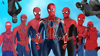 Drawing all spider man suits using procreate (Includes Far from home new suits)