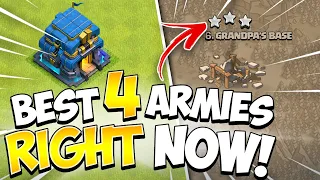 4 Unstoppable Armies for Easy 3 Star! BEST TH12 War Attack Strategy (Clan of Clans)