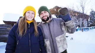 ЖИЗНЬ В УРАЛЬСКОЙ ГЛУБИНКЕ | СНЕГОПАДЫ НЕ ДАЮТ РАБОТАТЬ, НО МЫ ИДЕМ НА ПРОЛОМ | ПИРОГ С МОЙВОЙ