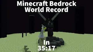 [FWR] Minecraft Bedrock 1.16 Speedrun in 35:17 - Random Seed Glitchless