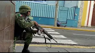 Se registró una balacera en el centro de Orizaba, #Veracruz; los policías fueron atacados.