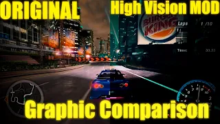 Need For Speed Undeground 2 Graphics Comparison: Original VS High Vision Mod Redux