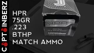 HPR 75gr BTHP .223 Match Ammunition