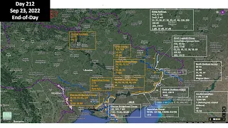 Ukraine: military situation with maps September 23, 2022
