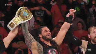 Reigns vs The Miz - Intercontinental Championship - FULL MATCH- WWE MONDAY NIGHT RAW 11/20/2017