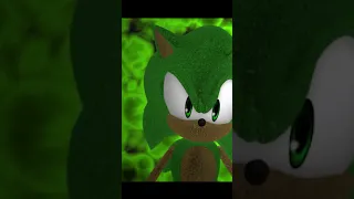 Ben 10 Transforming into Sonic