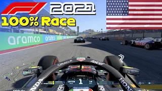 F1 2021 - Let's Make Pérez World Champion #17: 100% Race USA | PS5