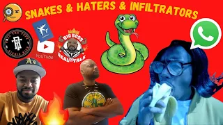 Snakes and haters and infiltrators