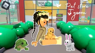 Roblox Kennel Tycoon!🐶 Строим домик для животных.🌸 Новое обновление! Pet store tycoon.🌿