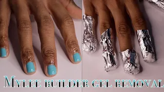 Mylee 5-in-1 builder gel removal process | quick easy beginner friendly nail tutorial | biab nails