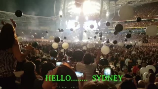 ADELE.......HELLO ..FROM THE OTHER SIDE....SYDNEY