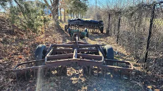 Family Relics Saved From Scrap - John Deere RW "Cut Harrow", 44H Plow, VanBrunt Drill, #70 Planters