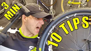 10 bike tips in 3 minutes - WHEELS. Not only for beginners. Quick tutorial.