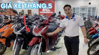 GIÁ XE ĐẦU THÁNG 5 CÓ GÌ THAY ĐỔI? #sh125i #sh160 #vision2024 #vario125 #vario160 - Độ Mê Xe