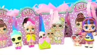 Куклы Лол Мультик! Новогодние сюрпризы Лол для My Toys Pink! lol Surprise Видео для детей