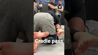 Jiu jitsu CRADLE PASS w/ @blackoutgrapplingarts8203