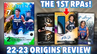 The FIRST RPAs for the NEW ROOKIES! 2022-23 Panini Origins Basketball FOTL Hobby Box Review