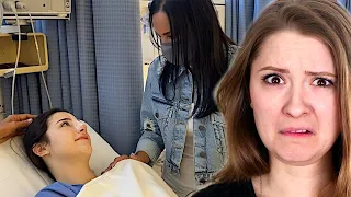 CHARLI D'AMELIO'S NOSE SURGERY REACTION!!! w Wes & Steph!