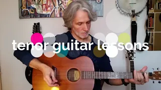 tenor guitar lessons in GDAD with Mike Turnbull - chords & riffs