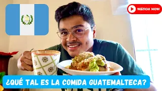 Probando comida CALLEJERA y TIPICA de GUATEMALA 🇬🇹 🐷