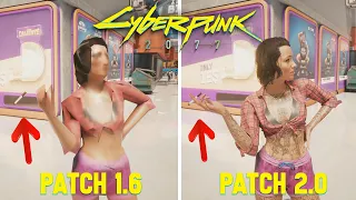 Cyberpunk 2 0 Patch Vs Cyberpunk 1 63 Patch Improvement Comparison