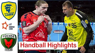 Rhein Neckar Lowen VS Fuchse Berlin Handball Highlights SEMI-FINALS EHF European League Men 2024