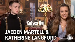 Knives Out: Katherine Langford & Jaeden Martell Interview | Extra Butter