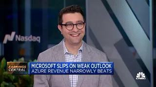 Microsoft slips on weak outlook as Azure revenue narrowly beats estimates
