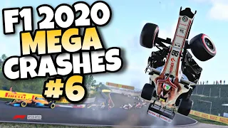 F1 2020 MEGA CRASHES #6