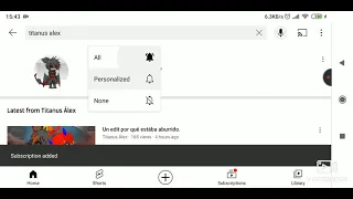 SUBSCRIBE is Titanus Álex