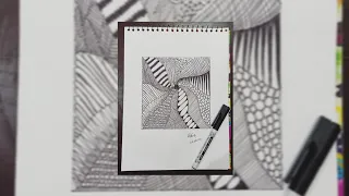 How to make Zentangle Art: Zentangle Tutorial for Relaxation